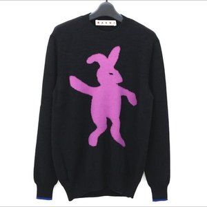 Marni Bunny Intarsia Knit Sweater
